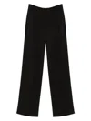 Sportmax Straight-leg Trousers For Women In Black