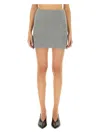 Sportmax Teiera Mini Skirt In Grey