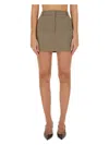 Sportmax Max Mara  Throttle Skirt In Beige
