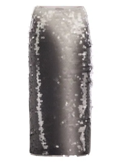 SPORTMAX WOMEN'S TOANO - PENCIL SKIRT WITH SEQUINS