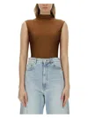 Sportmax Max Mara  Cristin Body-top Brown In Brown
