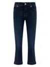 Sportmax Max Mara  Umbria Mini Flare Denim Trousers In Blue