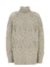Sportmax Grey Wool Blend Edicola Oversize Sweater