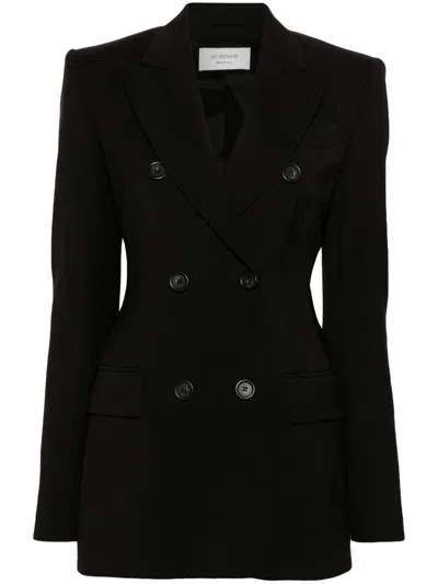 Max Mara Sportmax Women's Wool Double-breasted Jacket In Black