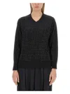 Sportmax Max Mara  Wool Jersey In Black