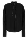 Sportmax Black Wool Mappa Shirt
