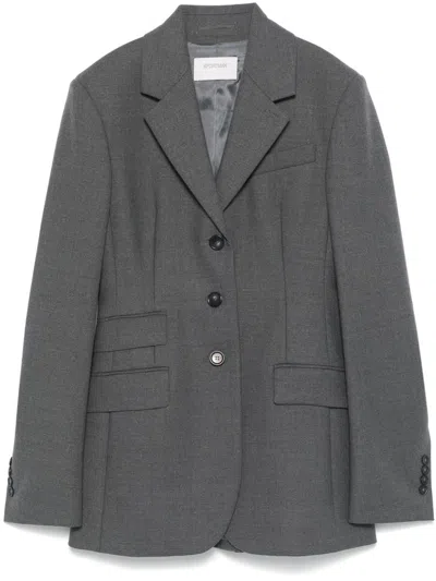 SPORTMAX MAX MARA SPORTMAX WOOL SINGLE-BREASTED JACKET