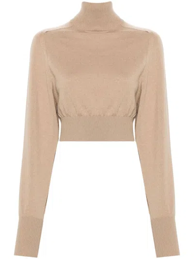 SPORTMAX MAX MARA SPORTMAX WOOL TURTLE-NECK SWEATER