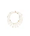 Max Mara Spring Detail Collar In Yellow
