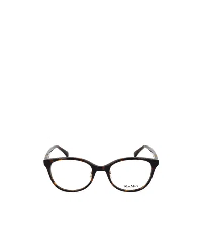 Max Mara Square Frame Glasses In White
