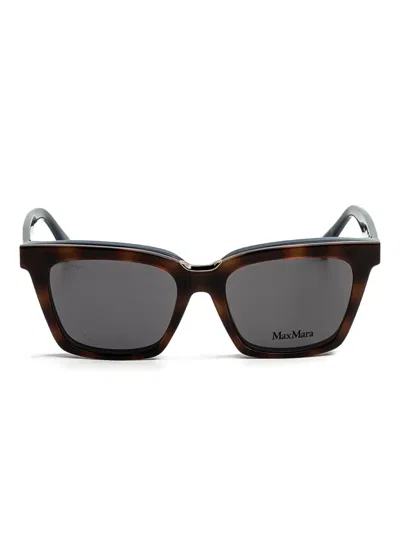 Max Mara Brille Mit Eckigem Gestell In Black