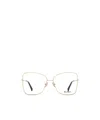 Max Mara Square Frame Glasses In Gold