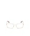 Max Mara Square Frame Glasses In Pink