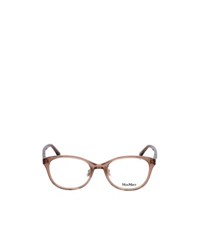 Max Mara Square Frame Glasses In White