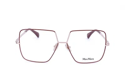 Max Mara Square Frame Glasses In Pink