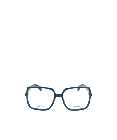 Max Mara Square Frame Glasses In Gray