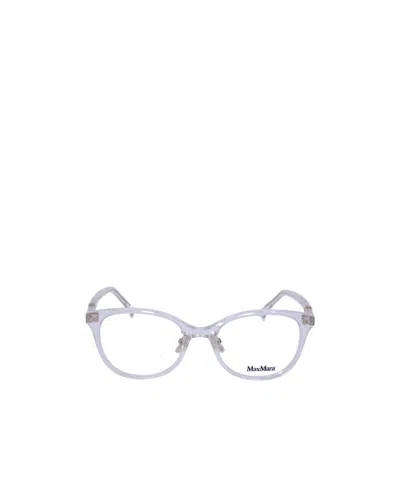Max Mara Square Frame Glasses In Blue