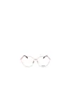 Max Mara Square Frame Glasses In Silver