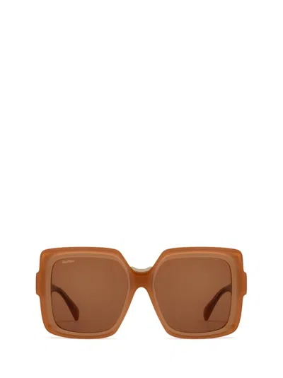 Max Mara Square Frame Sunglasses In Brown