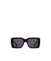 Max Mara Square Frame Sunglasses In Black