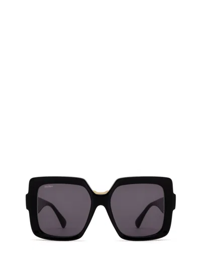 Max Mara Square Frame Sunglasses In Black