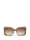 Max Mara Square-frame Sunglasses In Brown