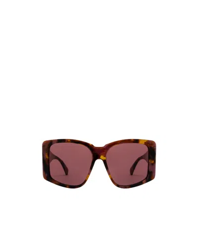 Max Mara Square Frame Sunglasses In Brown