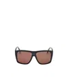 Max Mara Square Frame Sunglasses In Brown