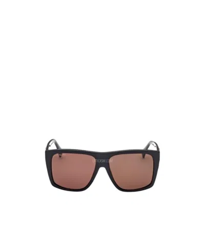 Max Mara Square Frame Sunglasses In Brown