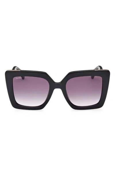 Max Mara Square Sunglasses In Black