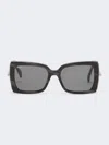 Max Mara Square Sunglasses In Black