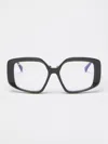 Max Mara Square Sunglasses In Black