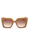 Max Mara Square Sunglasses In Multi