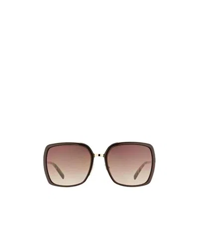 Max Mara Square Sunglasses In Nude