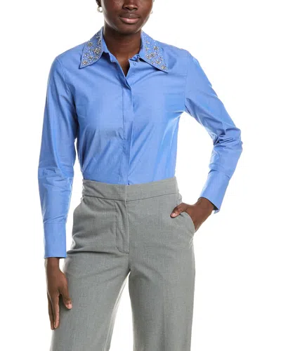 Max Mara Staffa Shirt In Blue