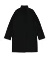 Max Mara Stand-up Collar Coat In Black