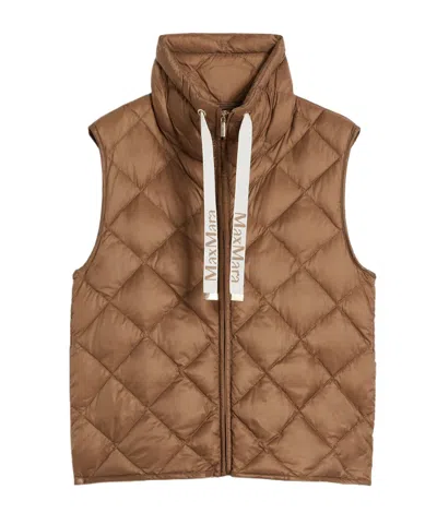 MAX MARA STAND-UP COLLAR DOWN VEST