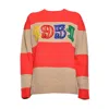 Max Mara Star Patterned Crewneck Jumper In Red