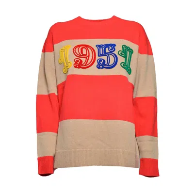 Max Mara Star Patterned Crewneck Jumper In Multi