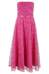 Max Mara Studio Woman Midi Dress Fuchsia Size 4 Polyester