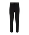Max Mara Womens Black Nepeta Straight-leg High-rise Stretch-wool Trousers In Black