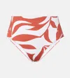 Max Mara Stilla Printed Bikini Bottoms In Multi