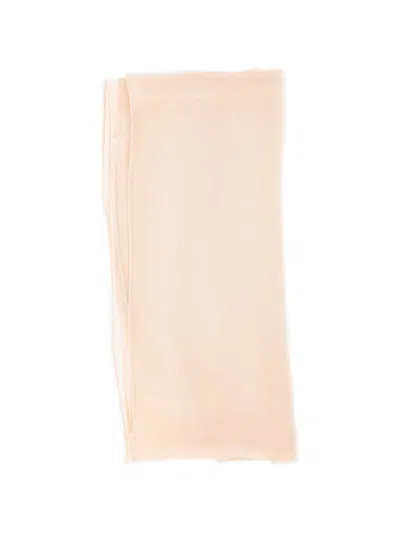 Max Mara Stitched Scarf In Neutral