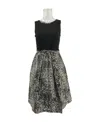 Max Mara Stitching Detail Dress In Black