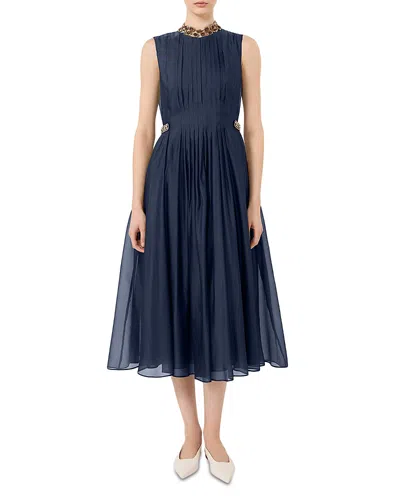 Max Mara Stmwally Dress In Blue