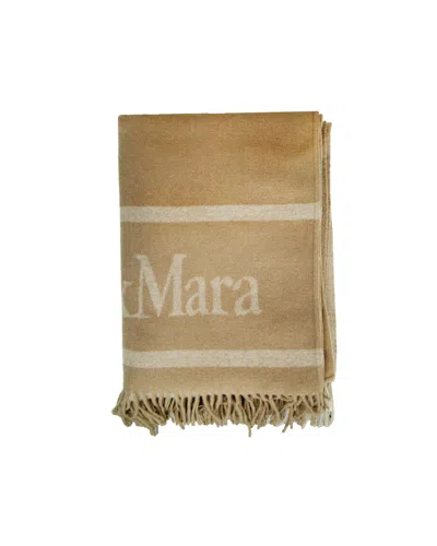 Max Mara Stola Hildestd Cammello In Brown