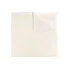 Max Mara Square Wraparound Scarf Fringed Edges In White