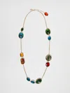 MAX MARA STONE-EMBELLISHED DOUBLE-STRAND NECKLACE