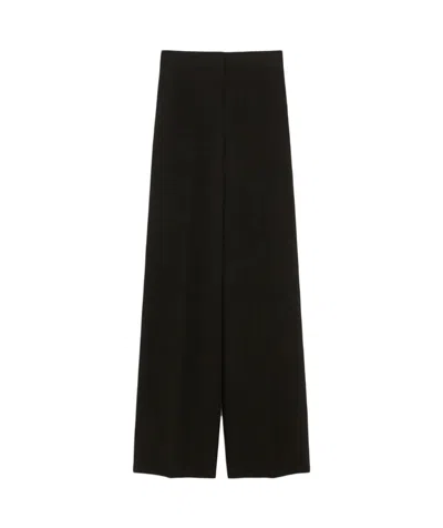 MAX MARA STRAIGHT CADY TROUSERS