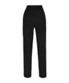 Max Mara Giochi Straight Pants In Black